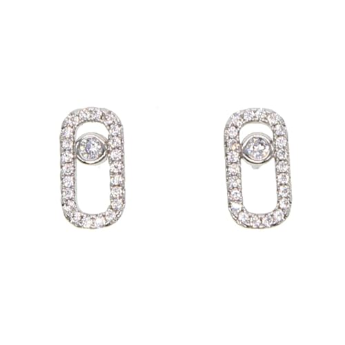 Ohrringe für Damen, Schmuck, 925, rechteckig, für Mädchen, modisch, fein, Einstellbar, Acryl Ohrringe für Damen, Schmuck, 925, rechteckig, für Mädchen, modisch, fein, Einstellbar, Acryl von SKJUBLPG