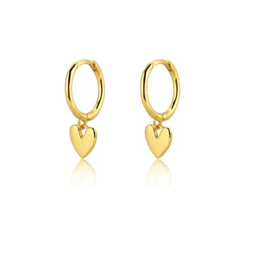 Ohrringe für Damen, Schmuck, einfacher Ketten-Stil, herzförmig, für Damen, Party, Mode-Accessoires, Einstellbar, Acryl von SKJUBLPG