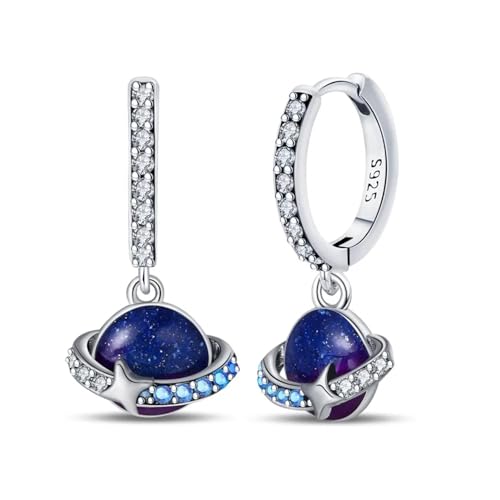 Ohrringe für Damen, Schmuck, exquisites 925er blaues Accessoire, zeigen Sie Ihre Schönheit, vielseitige Mode von SKJUBLPG