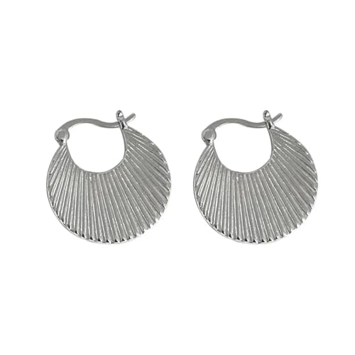 Ohrringe für Damen, Schmuck, geometrische Kreolen für Mädchen, Party-Textur, einfacher Charm, Persönlichkeitszubehör Ohrringe für Damen, Schmuck, geometrische Kreolen für Mädchen, Party-Textur, einfacher Charm, Persönlichkeitszubehör von SKJUBLPG