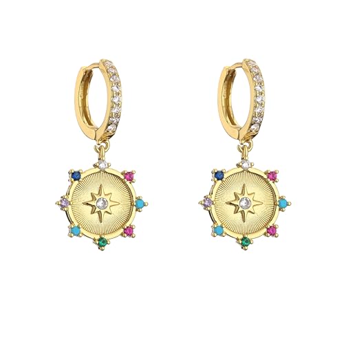 Ohrringe für Damen, Schmuck, kleiner Kreolen-Anhänger, Perlen, herzförmiger Stern, zeigen Sie Ihre schöne, vielseitige Mode, exquisit, Einstellbar, Acryl von SKJUBLPG