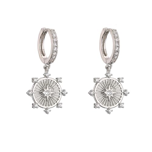 Ohrringe für Damen, Schmuck, kleiner Kreolen-Anhänger, Perlen, herzförmiger Stern, zeigen Sie Ihre schöne, vielseitige Mode, exquisit, Einstellbar, Acryl von SKJUBLPG