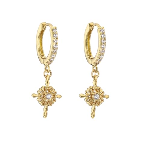 Ohrringe für Damen, Schmuck, kleiner Kreolen-Anhänger, zeigen Sie Ihre Schönheit, vielseitig, modisch, exquisit, Einstellbar, Acryl von SKJUBLPG