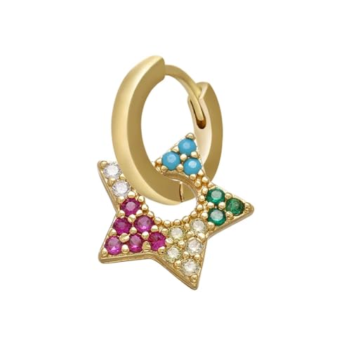 Ohrstecker, Damenschmuck, Schmuck, 1 Paar Regenbogen-Accessoires, zeigen Sie Ihre Schönheit, vielseitig, modisch, exquisit, Einstellbar, Acryl von SKJUBLPG