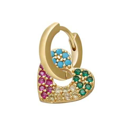 Ohrstecker, Damenschmuck, Schmuck, 1 Paar Regenbogen-Accessoires, zeigen Sie Ihre Schönheit, vielseitig, modisch, exquisit, Einstellbar, Acryl von SKJUBLPG