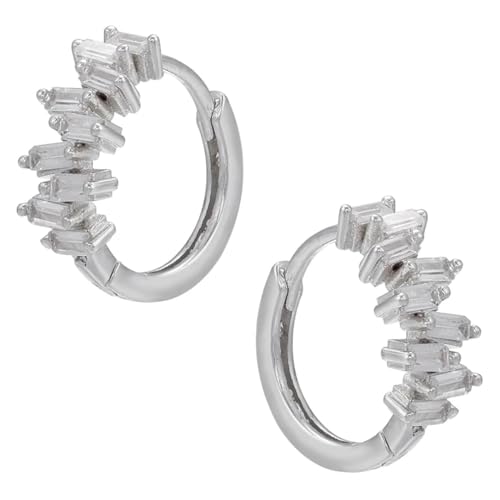 Ohrstecker, Damenschmuck, Schmuck, 1 Paar kleine Kreolen für runde, beliebte zeigen Sie Ihre Schönheit, vielseitig, modisch, exquisit, Einstellbar, Acryl von SKJUBLPG