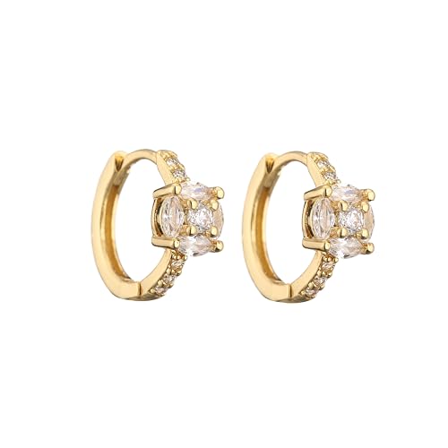 Ohrstecker, Damenschmuck, Schmuck, 1 Paar kleine Kreolen für runde, beliebte zeigen Sie Ihre Schönheit, vielseitig, modisch, exquisit, Einstellbar, Acryl von SKJUBLPG