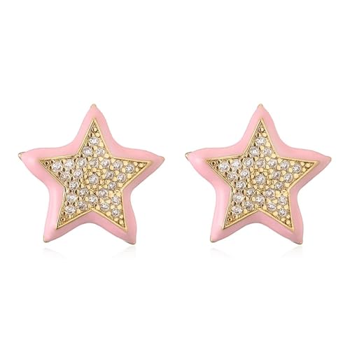 Ohrstecker, Damenschmuck, Schmuck, Kaktus, fünfzackiger Stern für niedlich, zeigen Sie Ihre schöne, vielseitige Mode, exquisit, Einstellbar, Acryl von SKJUBLPG