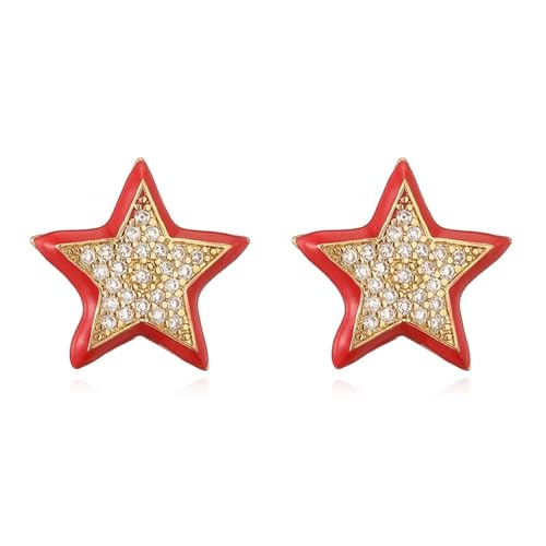 Ohrstecker, Damenschmuck, Schmuck, Kaktus, fünfzackiger Stern für niedlich, zeigen Sie Ihre schöne, vielseitige Mode, exquisit, Einstellbar, Acryl von SKJUBLPG