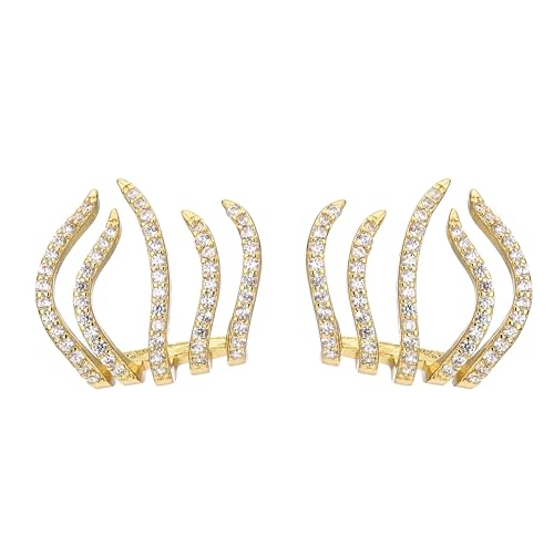 Ohrstecker, Damenschmuck, Schmuck, Kralle, Ohrhaken, Clip, vier Zinken, modisch, zeigen Sie Ihre schöne, vielseitige exquisite, Einstellbar, Acryl von SKJUBLPG