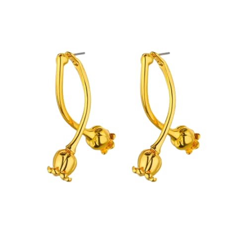 Ohrstecker, Damenschmuck, Schmuck, Maiglöckchen für Frauen, Ohrringe, beliebte Piercings, zeigen Sie Ihre Schönheit, vielseitig, modisch und exquisit, Einstellbar, Acryl von SKJUBLPG