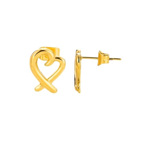 Ohrstecker, Damenschmuck, Schmuck, Mini-Herzform, Hochzeit, zeigen Sie Ihre schöne, vielseitige Mode, exquisit, Einstellbar, Acryl von SKJUBLPG