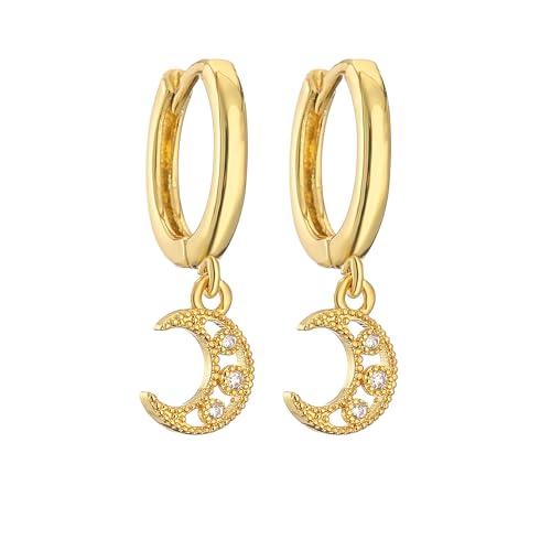 Ohrstecker, Damenschmuck, Schmuck, Mond-Stern, herzförmiger Anhänger für Frauen, zeigen Sie Ihre Schönheit, vielseitig, modisch und exquisit, Einstellbar, Acryl von SKJUBLPG