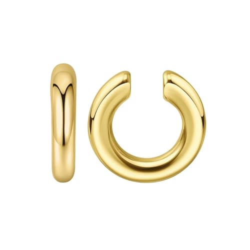 Ohrstecker, Damenschmuck, Schmuck, Punk, kein Piercing, klobig, dicke Ohrknochen-Manschette, 2 Stück, Einstellbar, Acryl von SKJUBLPG