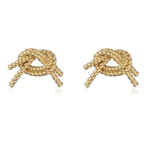 Ohrstecker, Damenschmuck, Schmuck, gedrehter Herzknoten, modisch und süß, zeigen Sie Ihre schöne, vielseitige exquisite, Einstellbar, Acryl von SKJUBLPG