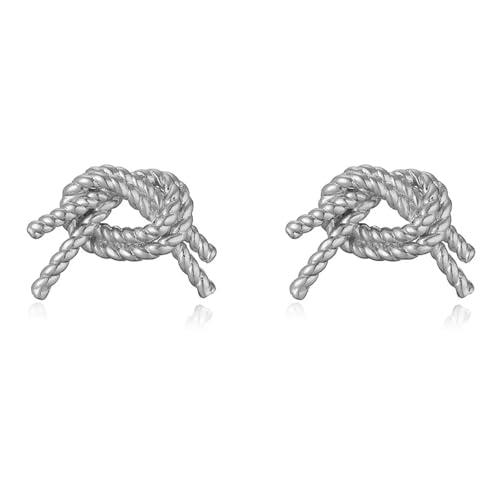 Ohrstecker, Damenschmuck, Schmuck, gedrehter Herzknoten, modisch und süß, zeigen Sie Ihre schöne, vielseitige exquisite, Einstellbar, Acryl von SKJUBLPG