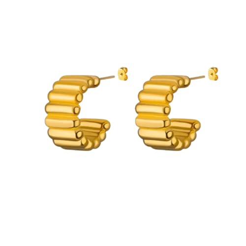 Ohrstecker, Damenschmuck, Schmuck, klassische, runde Ohrringe, trendig, luxuriös, zeigen Sie Ihre Schönheit, vielseitig, modisch und exquisit, Einstellbar, Acryl von SKJUBLPG