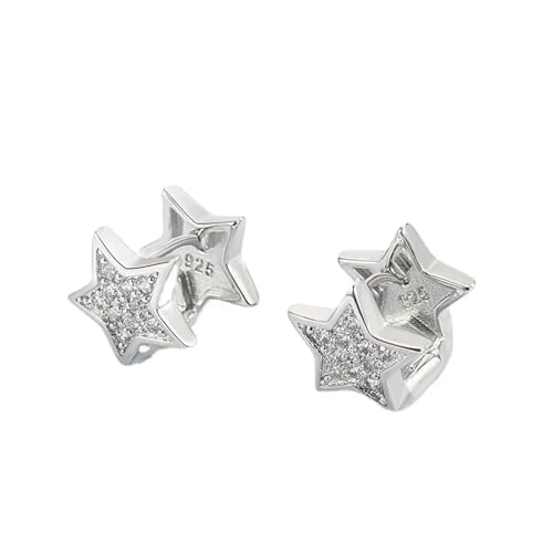 Ohrstecker, Damenschmuck, Schmuck, modisch, Sternform, für Männer und Mädchen, Hip-Hop, Punk, cooles Party-Zubehör Ohrstecker, Damenschmuck, Schmuck, modisch, Sternform, für Männer und Mädchen, Hip-Hop, Punk, cooles Party-Zubehör von SKJUBLPG