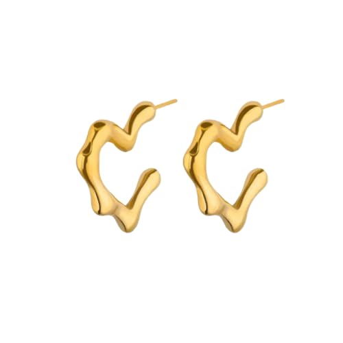 Ohrstecker, Damenschmuck, Schmuck für Damen, herzförmig, trendige weibliche Ohrclips, zeigen Sie Ihre schöne, vielseitige Mode, exquisit von SKJUBLPG