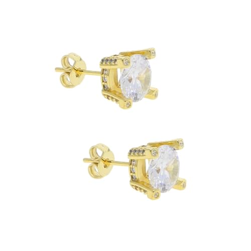 Ohrstecker, Damenschmuck, groß, rund, Unisex, luxuriös, modisch, zeigen Sie Ihre Schönheit, vielseitig, exquisit, Einstellbar, Acryl von SKJUBLPG