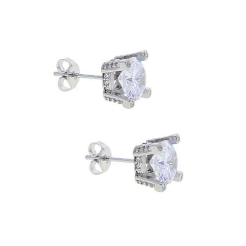 Ohrstecker, Damenschmuck, groß, rund, Unisex, luxuriös, modisch, zeigen Sie Ihre Schönheit, vielseitig, exquisit, Einstellbar, Acryl von SKJUBLPG