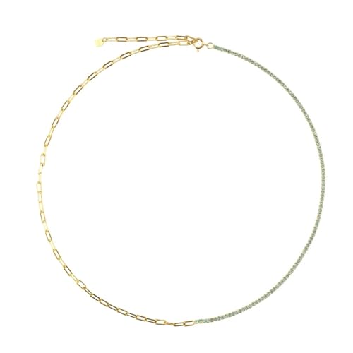 SKJUBLPG 925 Anhänger Halskette Damen Modeschmuck Hochzeit Rock Punk stapelbar schön vielseitig, Einstellbar, Kristall SKJUBLPG 925 Anhänger Halskette Damen Modeschmuck Hochzeit Rock Punk stapelbar schön vielseitig, Einstellbar, Kristall von SKJUBLPG