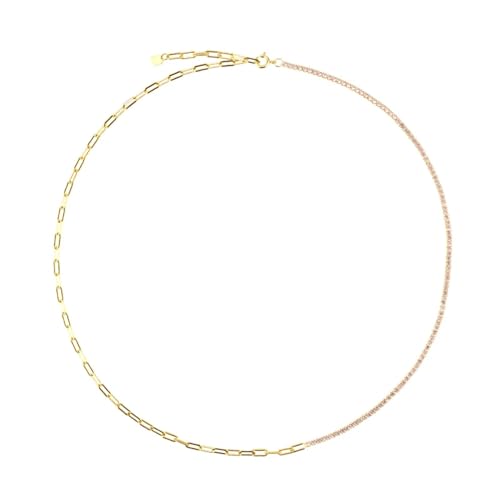 SKJUBLPG 925 Anhänger Halskette Damen Modeschmuck Hochzeit Rock Punk stapelbar schön vielseitig, Einstellbar, Kristall SKJUBLPG 925 Anhänger Halskette Damen Modeschmuck Hochzeit Rock Punk stapelbar schön vielseitig, Einstellbar, Kristall von SKJUBLPG