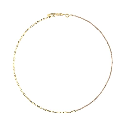 SKJUBLPG 925 Anhänger Halskette Damen Modeschmuck Hochzeit Rock Punk stapelbar schön vielseitig, Einstellbar, Kristall SKJUBLPG 925 Anhänger Halskette Damen Modeschmuck Hochzeit Rock Punk stapelbar schön vielseitig, Einstellbar, Kristall von SKJUBLPG