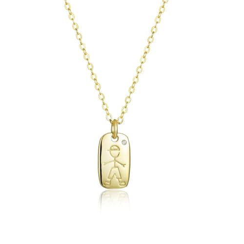 SKJUBLPG 925 Halskette für Jungen und Mädchen, quadratischer Anhänger, lange Kette, luxuriöser edler Schmuck, Einstellbar, Kristall SKJUBLPG 925 Halskette für Jungen und Mädchen, quadratischer Anhänger, lange Kette, luxuriöser edler Schmuck, Einstellbar, Kristall von SKJUBLPG