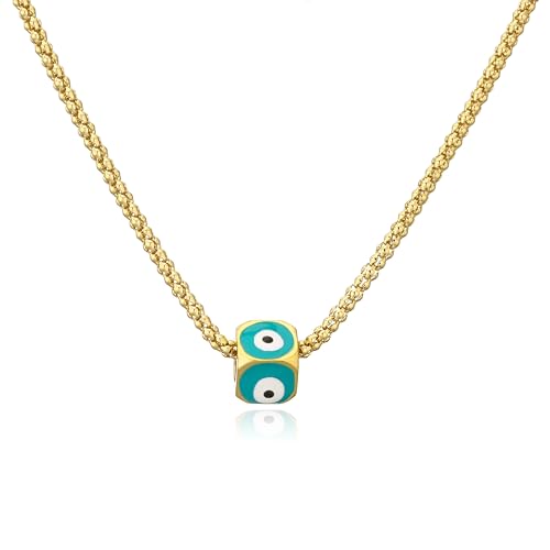 SKJUBLPG Blauer Halsketten-Anhänger für Damen und Mädchen, Choker-Schmuck, stapelbar, exquisit, vielseitig, Einstellbar, Kristall SKJUBLPG Blauer Halsketten-Anhänger für Damen und Mädchen, Choker-Schmuck, stapelbar, exquisit, vielseitig, Einstellbar, Kristall von SKJUBLPG
