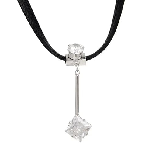 SKJUBLPG Choker-Halskette für Damen, Teenager, Mädchen, mit Nieten, Herz, Kreuz, Rock, Modeschmuck, Einstellbar, Kristall SKJUBLPG Choker-Halskette für Damen, Teenager, Mädchen, mit Nieten, Herz, Kreuz, Rock, Modeschmuck, Einstellbar, Kristall von SKJUBLPG