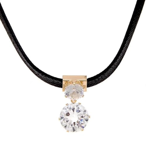 SKJUBLPG Choker-Halskette für Damen, Teenager, Mädchen, mit Nieten, Herz, Kreuz, Rock, Modeschmuck, Einstellbar, Kristall SKJUBLPG Choker-Halskette für Damen, Teenager, Mädchen, mit Nieten, Herz, Kreuz, Rock, Modeschmuck, Einstellbar, Kristall von SKJUBLPG