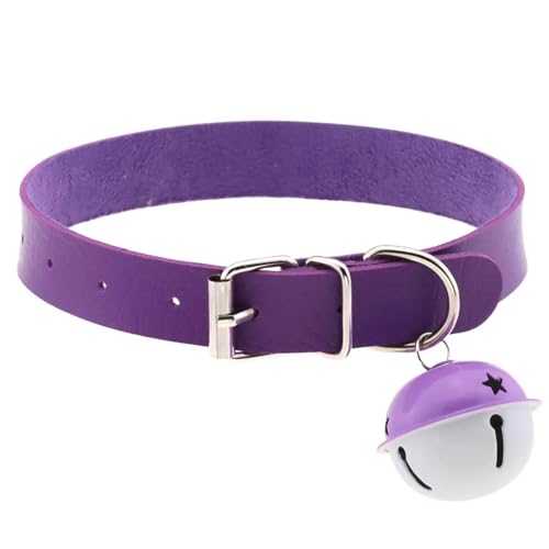 SKJUBLPG Halskette für Damen und Herren, Punk, Gothic, rund, Herz, Stern, personalisierbar, Quaste, Violett, Einstellbar, Kristall von SKJUBLPG