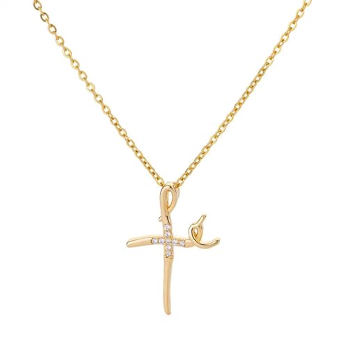 SKJUBLPG Halskette mit Kreuz-Anhänger für Damen, Sterne, Mädchen, Gothic-Schmuck, schöner Mehrzweck, Einstellbar, Kristall SKJUBLPG Halskette mit Kreuz-Anhänger für Damen, Sterne, Mädchen, Gothic-Schmuck, schöner Mehrzweck, Einstellbar, Kristall von SKJUBLPG
