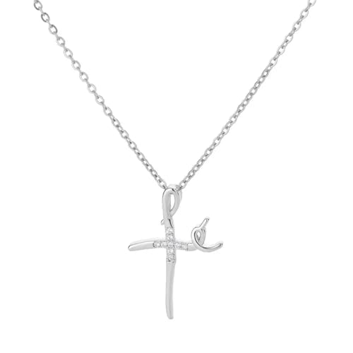 SKJUBLPG Halskette mit Kreuz-Anhänger für Damen, Sterne, Mädchen, Gothic-Schmuck, schöner Mehrzweck, Einstellbar, Kristall SKJUBLPG Halskette mit Kreuz-Anhänger für Damen, Sterne, Mädchen, Gothic-Schmuck, schöner Mehrzweck, Einstellbar, Kristall von SKJUBLPG