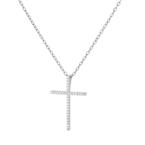 SKJUBLPG Halskette mit Kreuz-Anhänger für Damen, Sterne, Mädchen, Gothic-Schmuck, schöner Mehrzweck, Einstellbar, Kristall SKJUBLPG Halskette mit Kreuz-Anhänger für Damen, Sterne, Mädchen, Gothic-Schmuck, schöner Mehrzweck, Einstellbar, Kristall von SKJUBLPG