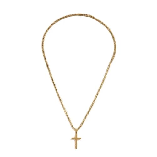 SKJUBLPG Halskette mit Kreuz-Anhänger für Damen und Herren, einfacher Schmuck SKJUBLPG Halskette mit Kreuz-Anhänger für Damen und Herren, einfacher Schmuck von SKJUBLPG