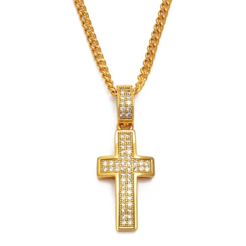 SKJUBLPG Halskette mit Kreuzanhänger, für Damen und Herren, Schmuck, Mode für den täglichen Gebrauch, Einstellbar, Kristall SKJUBLPG Halskette mit Kreuzanhänger, für Damen und Herren, Schmuck, Mode für den täglichen Gebrauch, Einstellbar, Kristall von SKJUBLPG
