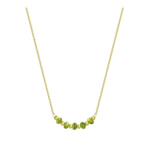 SKJUBLPG Luxuriöses Design, grüne Perlen, Anhänger, Halskette, Party, exquisiter Schmuck, Damenmode, Accessoires, Mädchen SKJUBLPG Luxuriöses Design, grüne Perlen, Anhänger, Halskette, Party, exquisiter Schmuck, Damenmode, Accessoires, Mädchen von SKJUBLPG