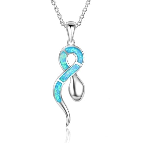 SKJUBLPG Modeschmuck Blumen-Halskette für Damen, Accessoires, Party, Mädchen, niedlicher blauer Anhänger, Einstellbar, Kristall SKJUBLPG Modeschmuck Blumen-Halskette für Damen, Accessoires, Party, Mädchen, niedlicher blauer Anhänger, Einstellbar, Kristall von SKJUBLPG