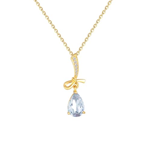SKJUBLPG Modische Halskette mit Wassertropfen-Anhänger für Damen und Mädchen, elegantes Hochzeitsschmuck-Accessoire, Einstellbar, Kristall SKJUBLPG Modische Halskette mit Wassertropfen-Anhänger für Damen und Mädchen, elegantes Hochzeitsschmuck-Accessoire, Einstellbar, Kristall von SKJUBLPG