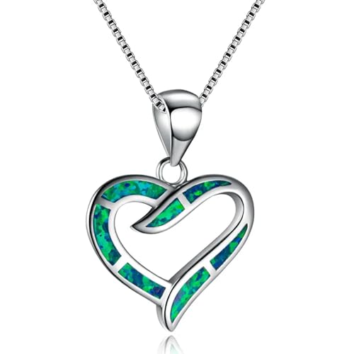 SKJUBLPG Modische herzförmige Halskette für Damen, Verlobung, Hochzeit, Schmuck, Accessoires, Mädchen, romantischer Anhänger, Einstellbar, Kristall SKJUBLPG Modische herzförmige Halskette für Damen, Verlobung, Hochzeit, Schmuck, Accessoires, Mädchen, romantischer Anhänger, Einstellbar, Kristall von SKJUBLPG