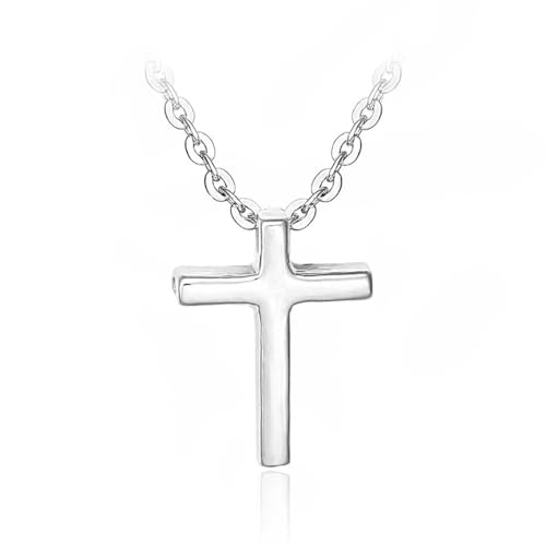 SKJUBLPG Niedliche, schlanke, kleine Kreuz-Anhänger, Halskette, kurze Kette, Choker, für Damen und Mädchen, Einstellbar, Kristall SKJUBLPG Niedliche, schlanke, kleine Kreuz-Anhänger, Halskette, kurze Kette, Choker, für Damen und Mädchen, Einstellbar, Kristall von SKJUBLPG