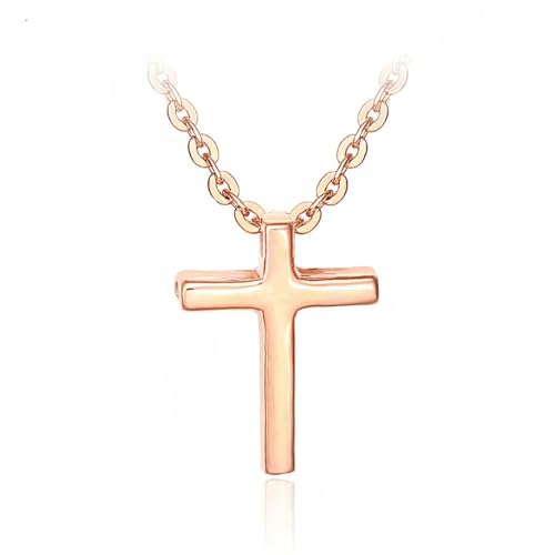 SKJUBLPG Niedliche, schlanke, kleine Kreuz-Anhänger, Halskette, kurze Kette, Choker, für Damen und Mädchen, Einstellbar, Kristall SKJUBLPG Niedliche, schlanke, kleine Kreuz-Anhänger, Halskette, kurze Kette, Choker, für Damen und Mädchen, Einstellbar, Kristall von SKJUBLPG