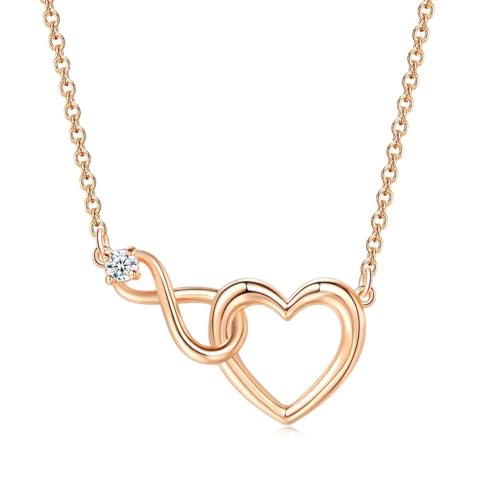 SKJUBLPG Niedliche Herz-Anhänger-Halskette für Damen, Choker, Mädchen, Schmuck, Mode für den täglichen Gebrauch, Einstellbar, Kristall SKJUBLPG Niedliche Herz-Anhänger-Halskette für Damen, Choker, Mädchen, Schmuck, Mode für den täglichen Gebrauch, Einstellbar, Kristall von SKJUBLPG