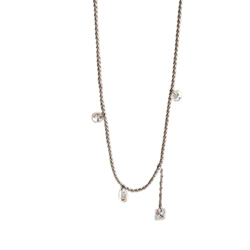 SKJUBLPG Weiße Quasten-Halskette für Damen, modisch, Party, Hochzeitsschmuck von SKJUBLPG