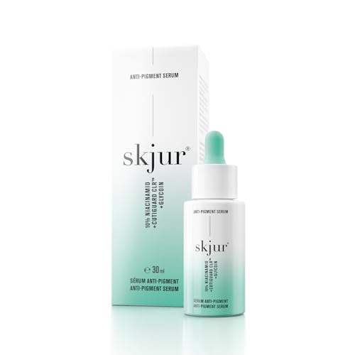 Skjur Anti-Pigment Serum - Niacinamide 10% Serum Gesicht - Anti Pigmentflecken Gesichtspflege Damen - Anti Aging Face Care - Gesichtsserum mit Niacinamid, CutiGuard CLR & Glycoin - vegane Skincare von SKJUR