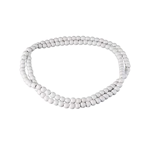 SKKIKHYBPO Halskette mit natürlichen Holzperlen, 8 mm, klobige Strang-Halsketten, handgefertigt, Afrika-Holzkette für Damen und Herren von SKKIKHYBPO