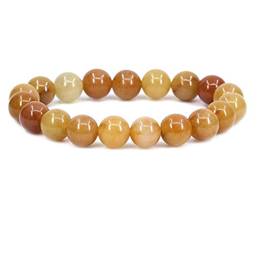 SKKIKHYBPO Modisches Stretch-Armband für Damen und Herren, 10 mm, runde Perlen, Jaspis, 17,8 cm, Unisex, Stein SKKIKHYBPO Modisches Stretch-Armband für Damen und Herren, 10 mm, runde Perlen, Jaspis, 17,8 cm, Unisex, Stein von SKKIKHYBPO