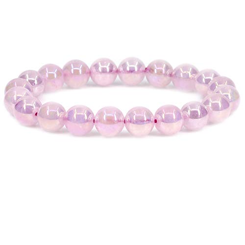 SKKIKHYBPO Modisches Stretch-Armband für Damen und Herren, 10 mm, runde Perlen, Jaspis, 17,8 cm, Unisex von SKKIKHYBPO
